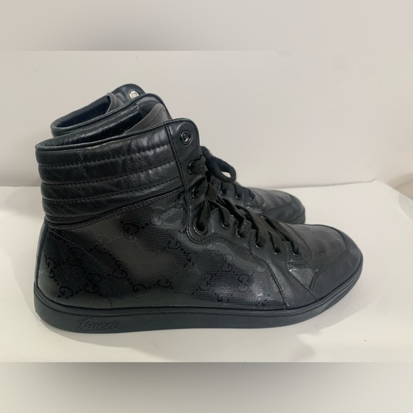 Black Gucci Hightop sneakers - Picture 6 of 15